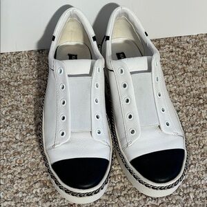 Karl Lagerfeld White and Black Sneakers